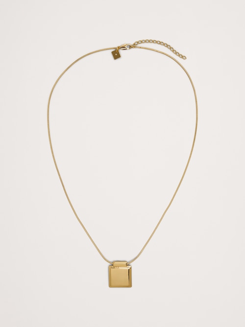スクエア ペンダント ネックレス