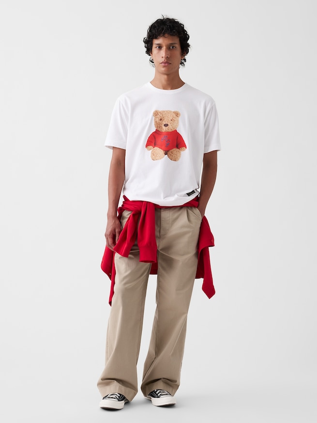 Gap &times; Malbon オーガニックコットン ブラナンベア Tシャツ-1