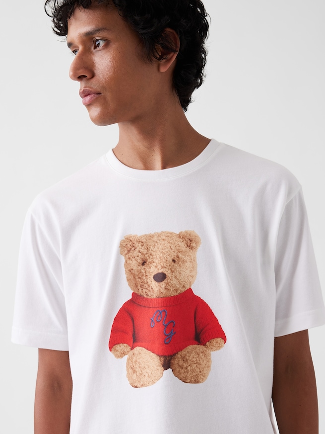 Gap &times; Malbon オーガニックコットン ブラナンベア Tシャツ-4