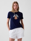 オーガニックコットン ヴィンテージソフト GAPロゴTシャツ-0