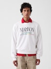 Gap &times; Malbon ヘビーウェイト ロゴ スウェットシャツ-0