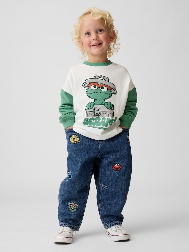 セサミストリート グラフィックTシャツ (幼児・ベビー)-1