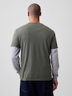GAPアーチロゴTシャツ-2