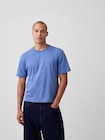 ヘビーウェイト リラックスフィット GAPロゴ クロップドTシャツ-0