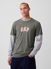 GAPアーチロゴTシャツ-0