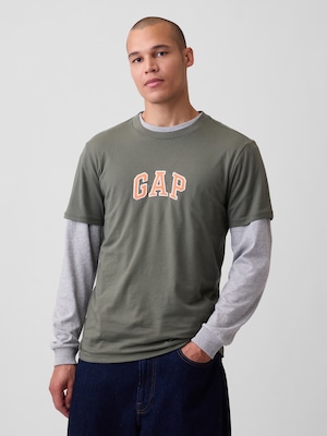 GAPアーチロゴTシャツ