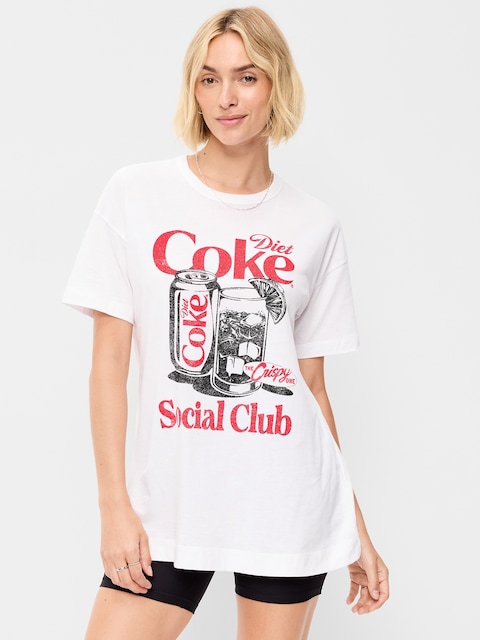 T-SHIRT LONG SURDIMENSIONNÉ COCA COLA®