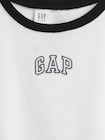 リブ クロップド リンガーTシャツ (キッズ)-3