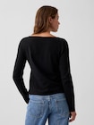クロップド ボートネックTシャツ-2