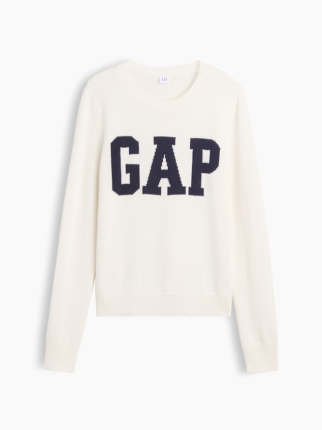 GAPロゴ クルーネックセーター-5