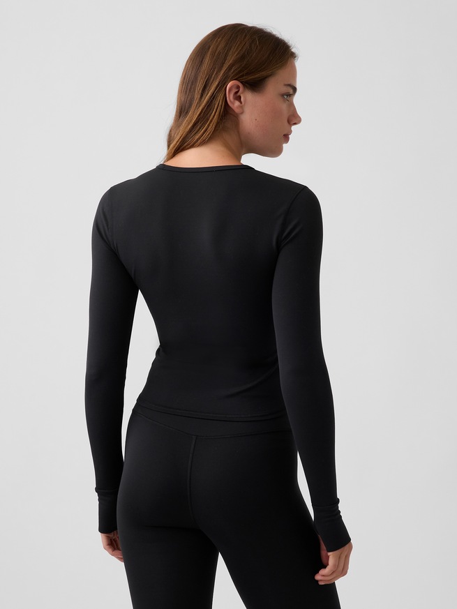 GapFit スムース クルーネックTシャツ-2