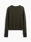 CashSoft カシミヤタッチ クルーネックセーター-5
