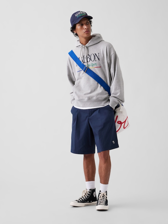 Gap &times; Malbon ヘビーウェイト ロゴパーカー-2