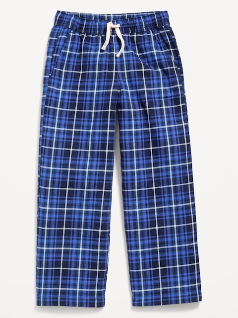PANTALON À TAILLE EXTENSIBLE EN FLANELLE À CARREAUX POUR GARÇON