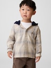 フード付き フランネルシャツ (幼児・ベビー)-0