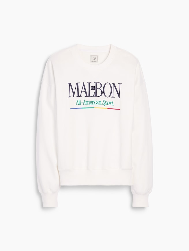 Gap &times; Malbon ヘビーウェイト ロゴ スウェットシャツ-5