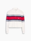Gap &times; Malbon オーバーサイズ クロップド ラグビーシャツ-5
