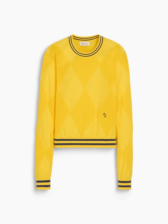 Gap &times; Malbon アーガイル クロップドセーター-6