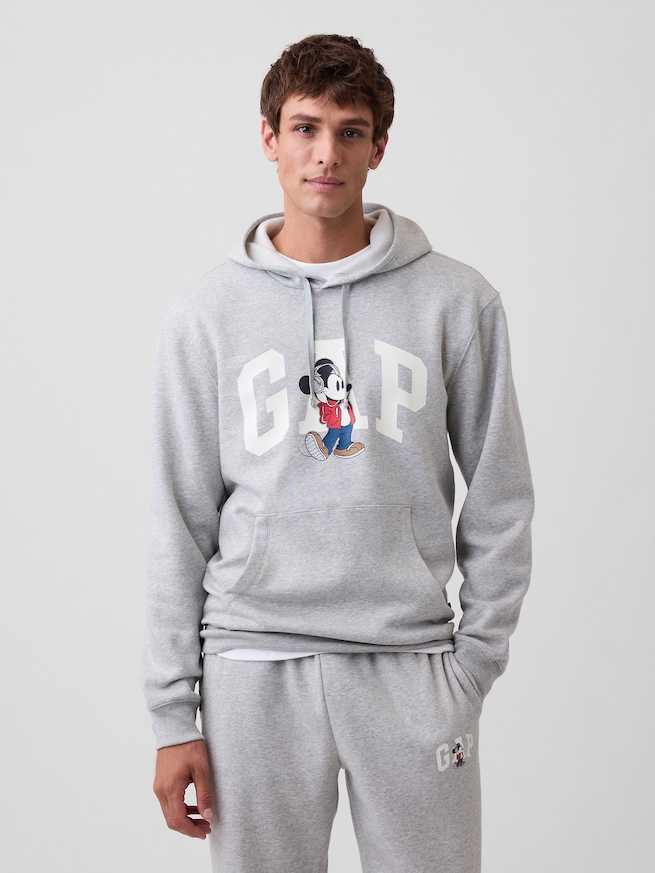 Gap &times; ディズニー ミッキーマウス リラックスフィット GAPロゴパーカー-0