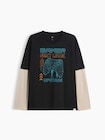 リラックスフィット グラフィックTシャツ (キッズ)-0