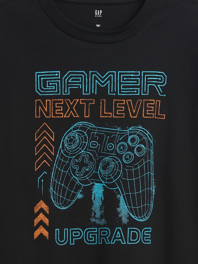 リラックスフィット グラフィックTシャツ (キッズ)-2