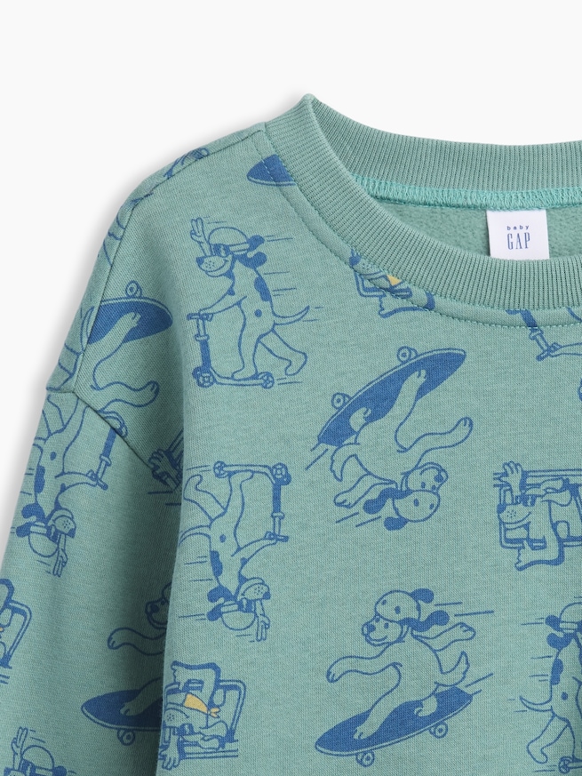 babyGap リラックスフィット クルーネック スウェットシャツ-2