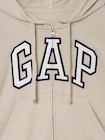 オーバーサイズ GAPロゴ フレンチテリー ジップアップパーカー-2