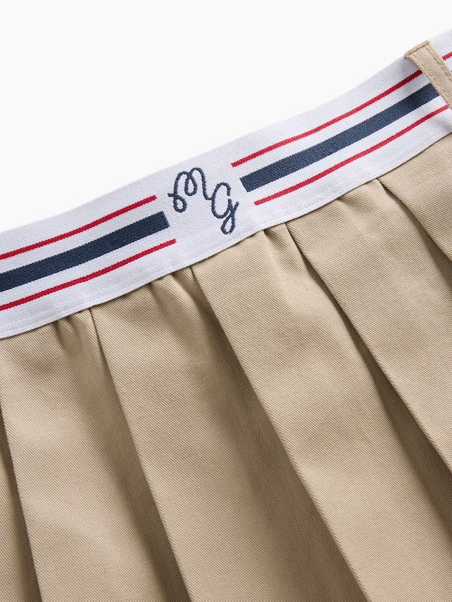 Gap &times; Malbon プリーツ ツイル ミニスカート・スコート-6