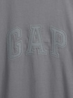 ヘビーウェイト リラックスフィット GAPロゴ クロップドTシャツ-3
