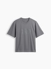 ヘビーウェイト リラックスフィット GAPロゴ クロップドTシャツ-4