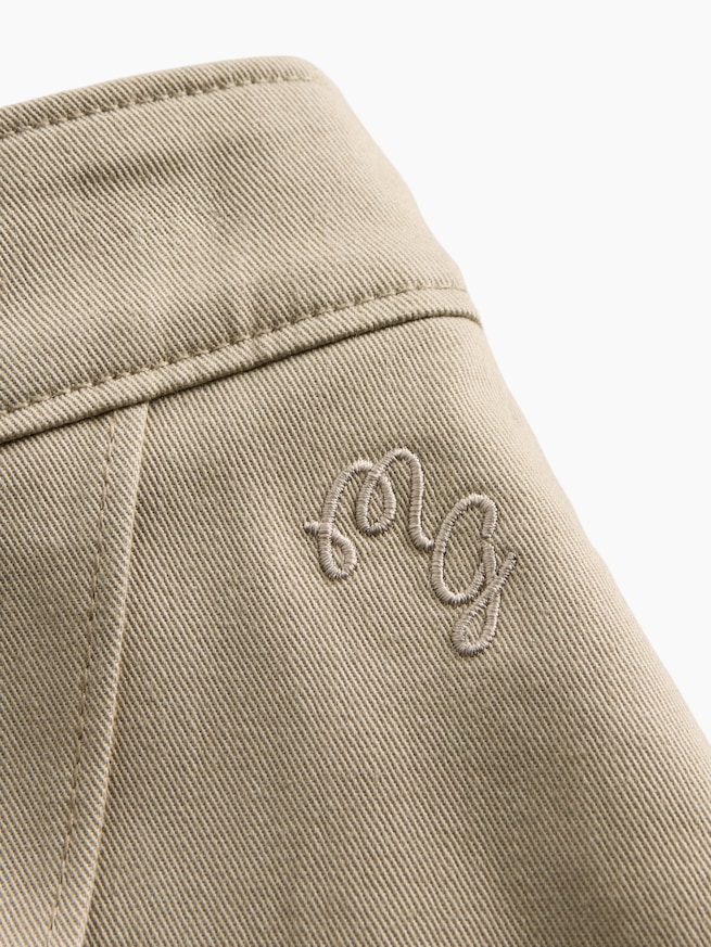 Gap &times; Malbon ツイル ハンカチーフ マキシスカート-6