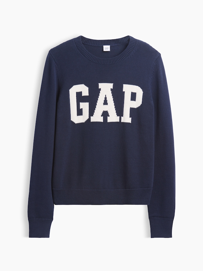GAPロゴ クルーネックセーター-5