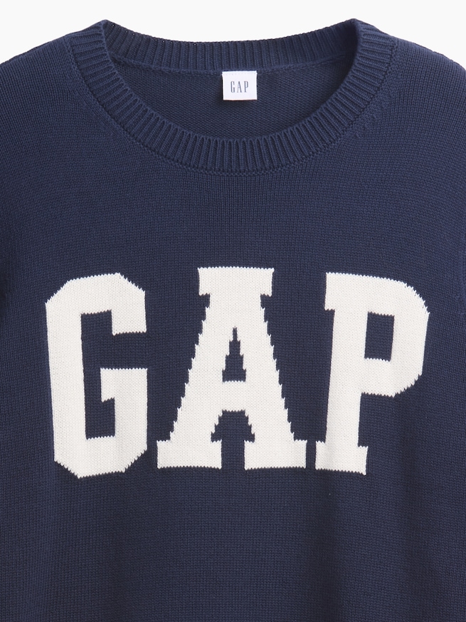 GAPロゴ クルーネックセーター-4