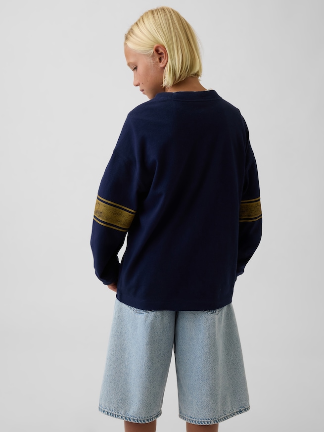 ヘビーウェイト オーバーサイズ グラフィックTシャツ (キッズ)-2