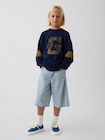 ヘビーウェイト オーバーサイズ グラフィックTシャツ (キッズ)-3