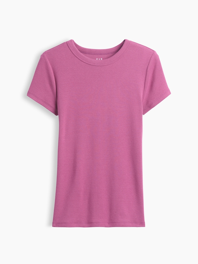 モダン クルーネックTシャツ-3