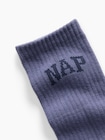 NAPロゴ クルーソックス-1