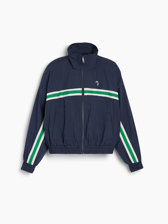 Gap &times; Malbon テクスチャー ポプリン ウィンドブレーカー-6