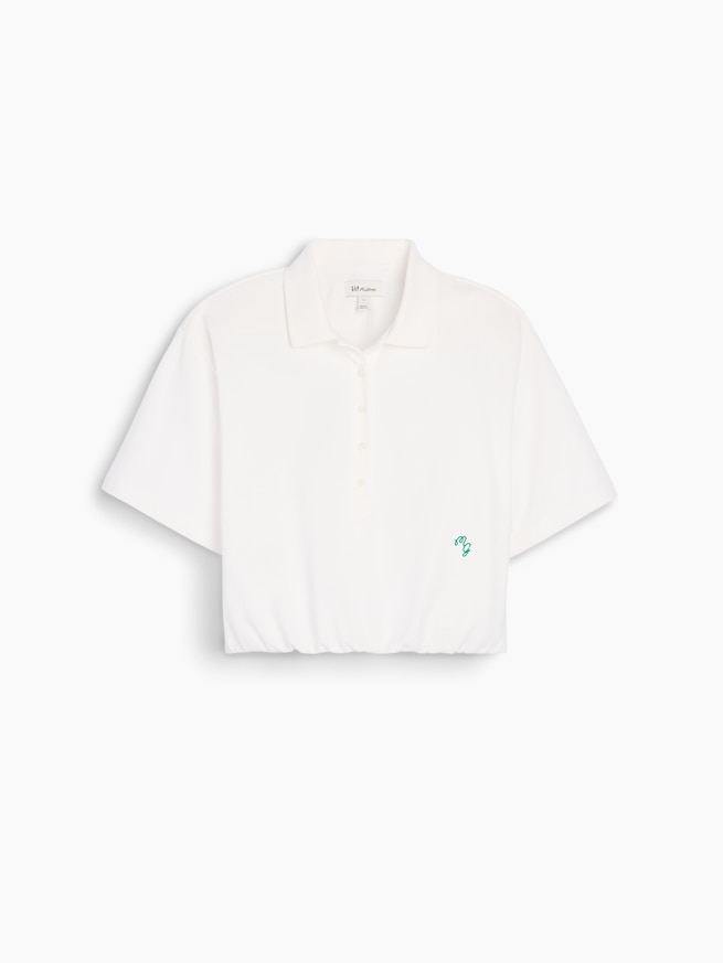 Gap &times; Malbon シンチ クロップド ポロシャツ-5