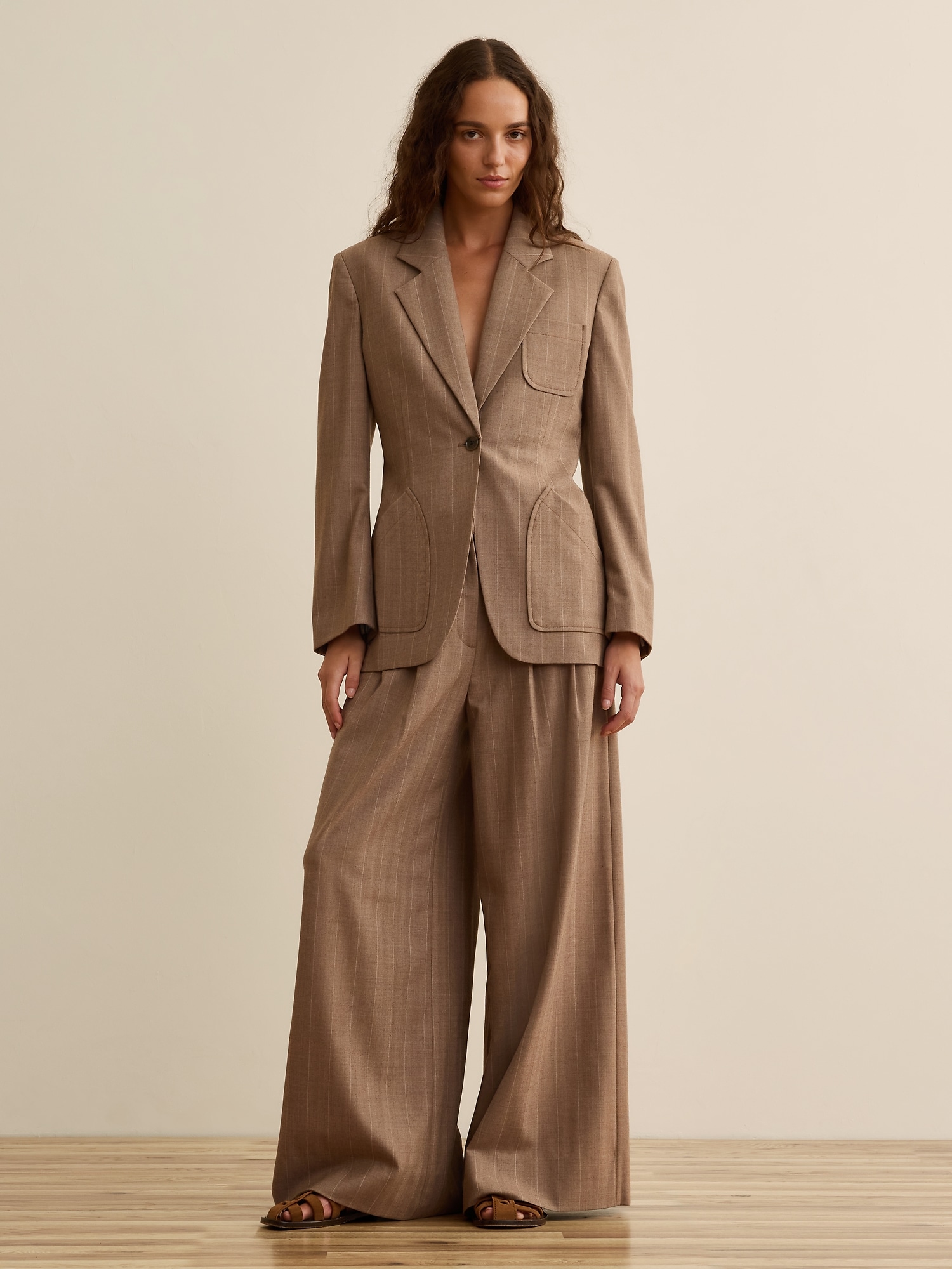 Banana Republic x La Ligne スリムブレザー-0