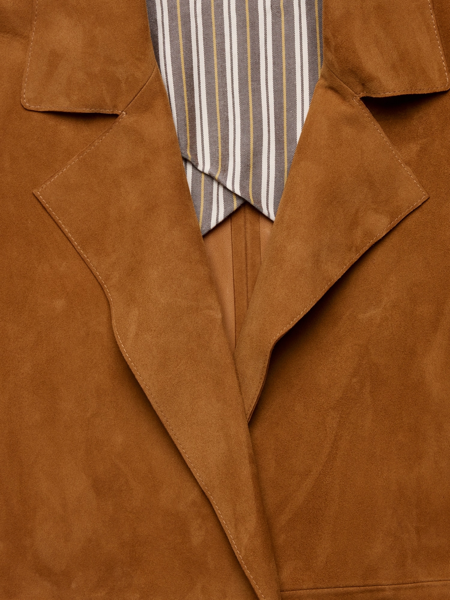 Banana Republic x La Ligne スエード ラップコート-4