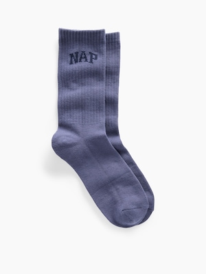 NAPロゴ クルーソックス