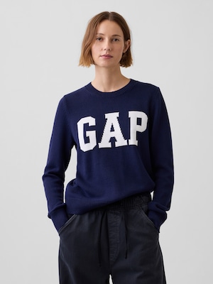 GAPロゴ クルーネックセーター