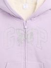 babyGap 裏ボア GAPロゴ ジップアップパーカー-2