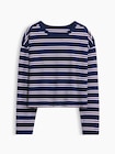 ニット オーバーサイズ クロップドTシャツ-4