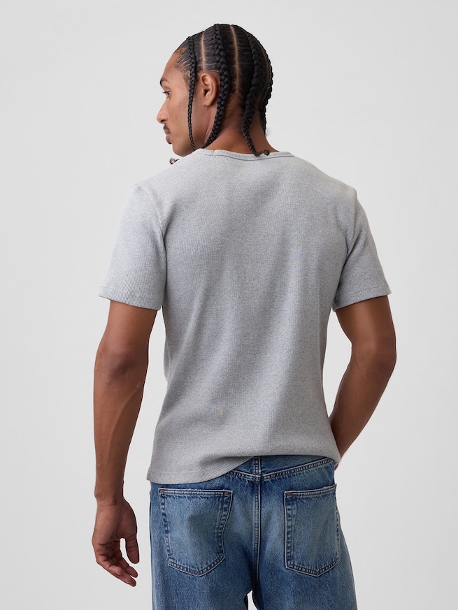 シュランケン リブTシャツ-2