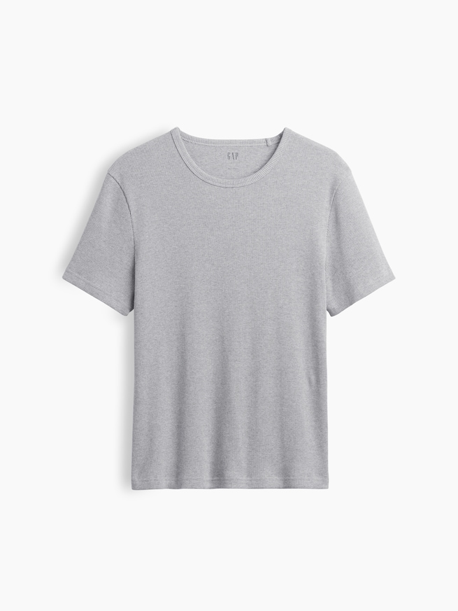 シュランケン リブTシャツ-4