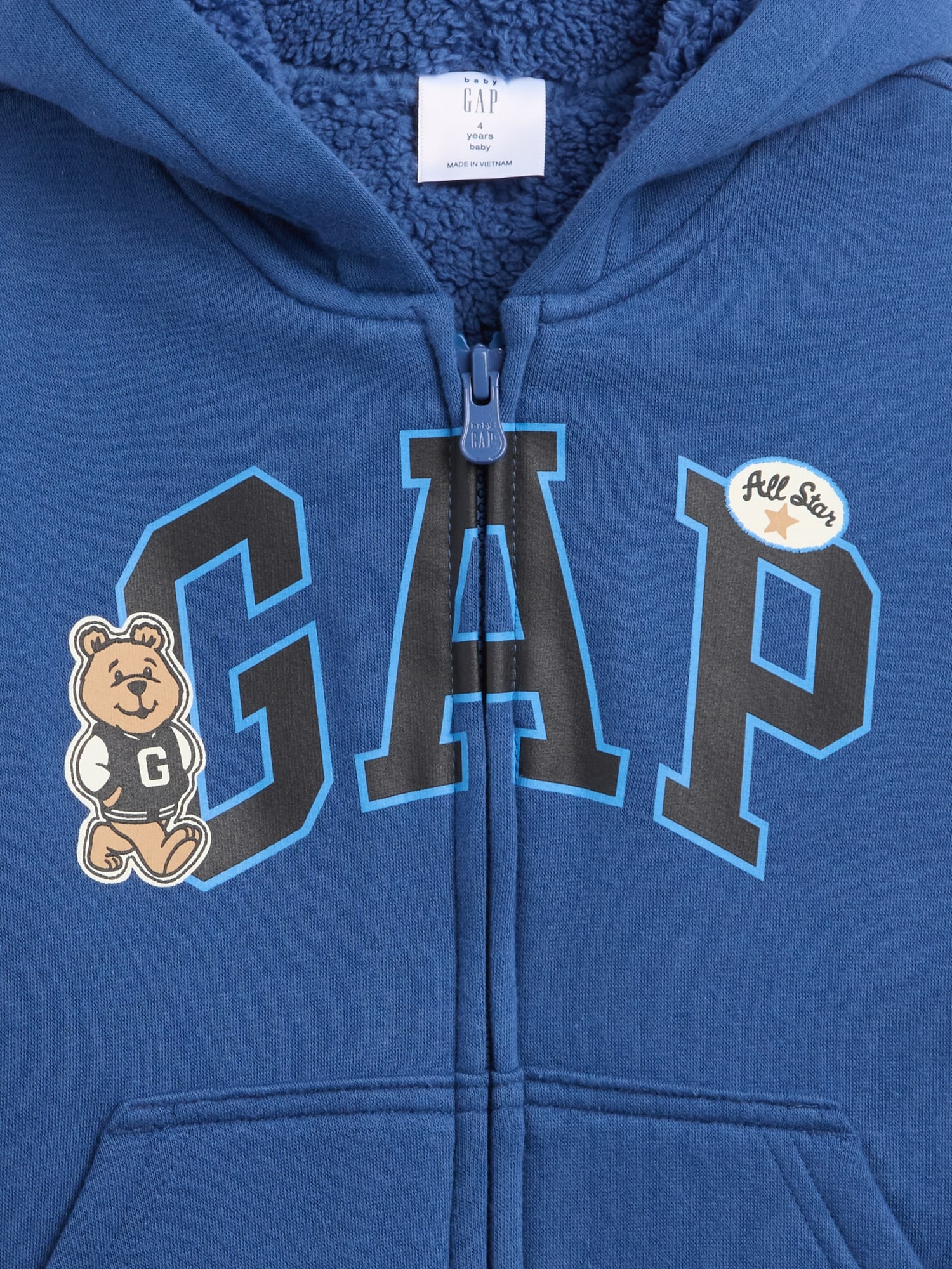 Gap公式オンラインストア | babyGap 裏ボア GAPロゴ ジップアップパーカー