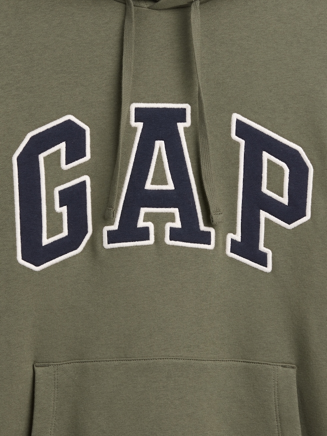 リラックスフィット GAPロゴパーカー-3