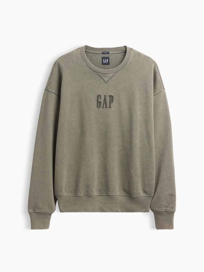 ヘビーウェイト オーバーサイズ GAPロゴ スウェットシャツ-5